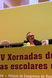 Ricardo Gómez nas V Xornadas de Bibliotecas Escolares de Galicia 